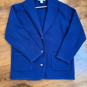 Blue wool jacket